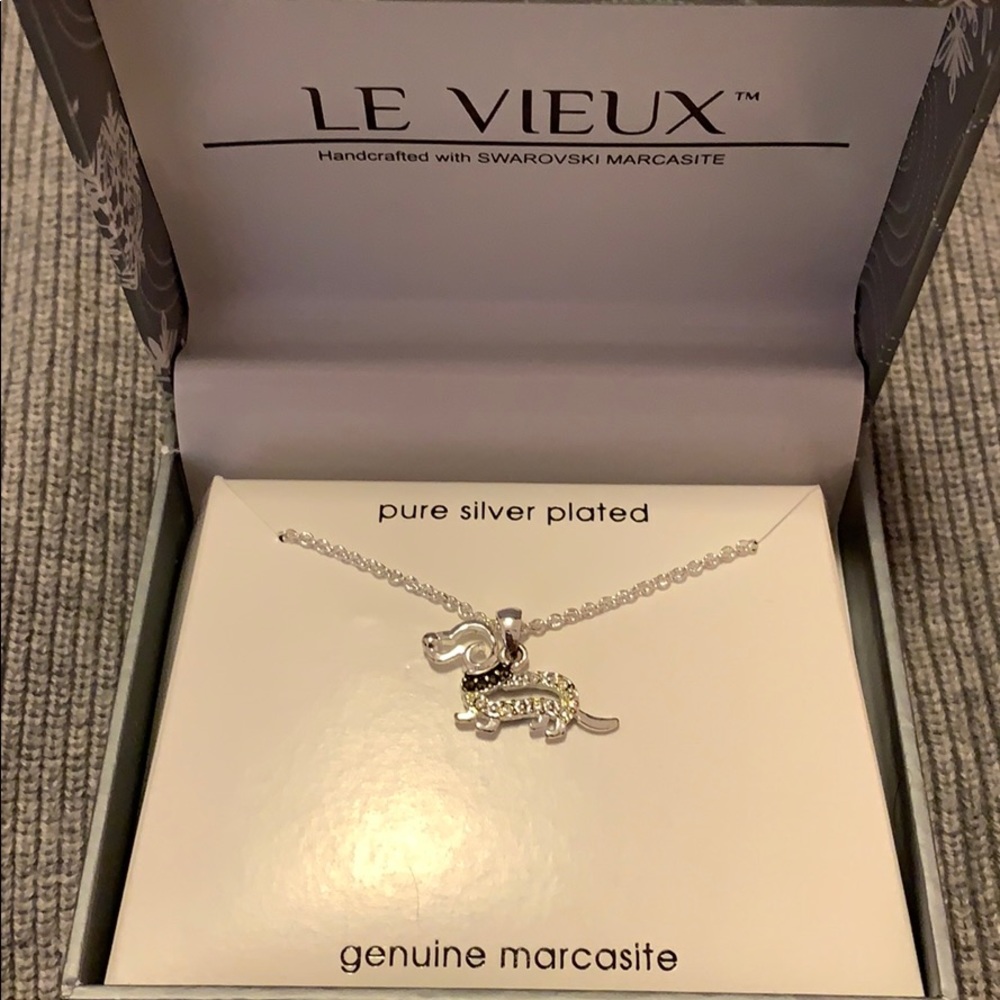 NEW Le Vieux Marcasite Necklace